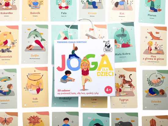 Kapitan Nauka Joga dla dzieci. Trening ciała i umysłu - 50 zabaw GR0735