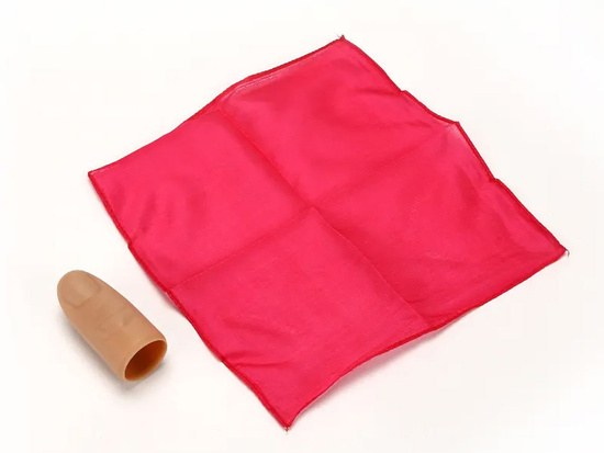 Magic trick fake finger trick disappearing handkerchief GR0694