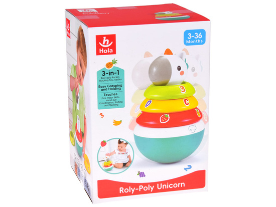 The pyramid of the rebound rattle puzzle ZA3089