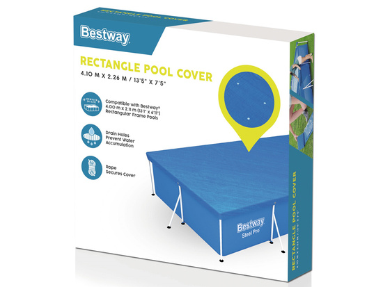 Bestway Pokrywa na basen stelaż 400x211 cm 58107