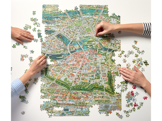 CzuCzu Puzzlove City of Wrocław 1000 pieces ZA6108