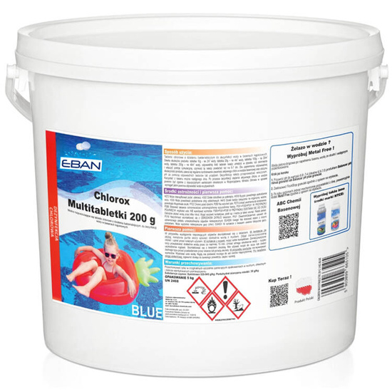 Chlorox Multitabletki 5KG BLUE Chemia do basenu BA0568 