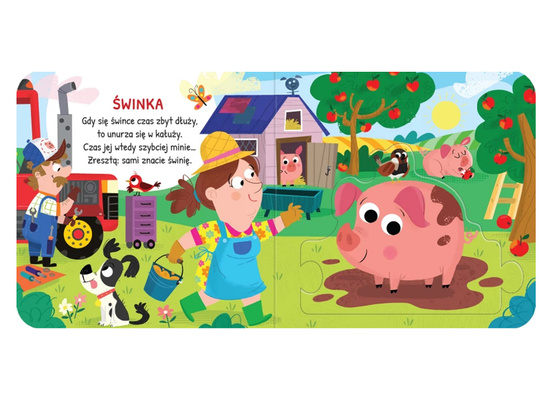 Aksjomat Zwierzęta na wsi. Duże puzzle KS1185