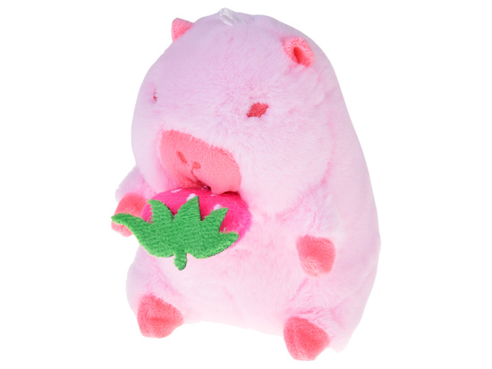 Adorable CAPYBARA pendant eating a watermelon mini mascot 10 cm ZA5733