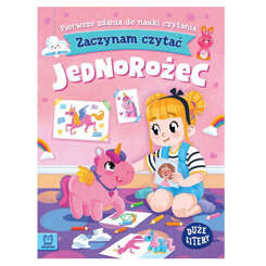 Aksjomat Pierwsze zdania do nauki czytania Jednorożec zaczynam czytać KS1003