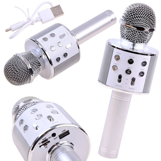 Mikrofon bezprzewodowy karaoke głośnik modulacja głosu bluetooth IN0136
