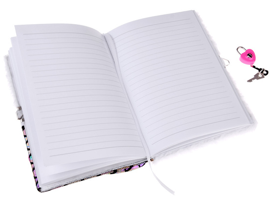 Secret diary notebook with a charming Cat Unicorn Mermaid ZA4821