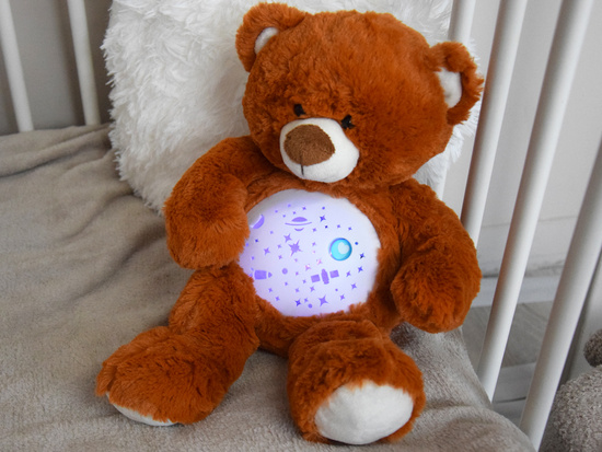 Teddy bear star projector with lullabies and sleep lamp ZA5713