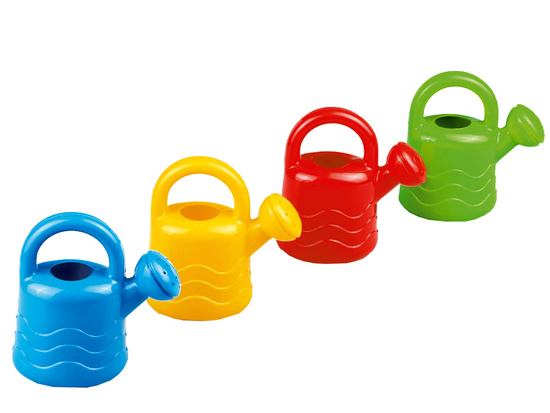 A colorful plastic watering can for a small gardener's child ZA5398