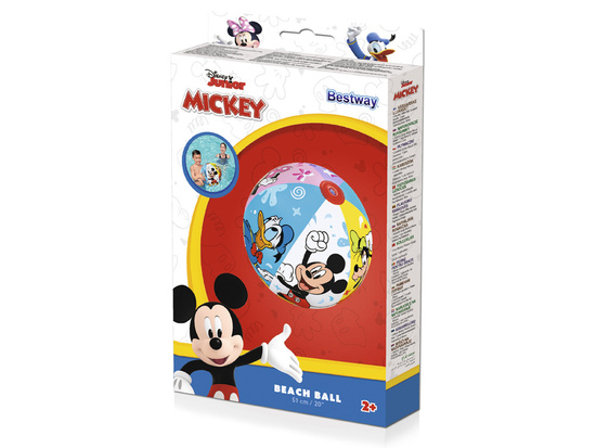 Bestway Dmuchana piłka plażowa Disney Junior MYSZKA MICKEY 51cm 91098