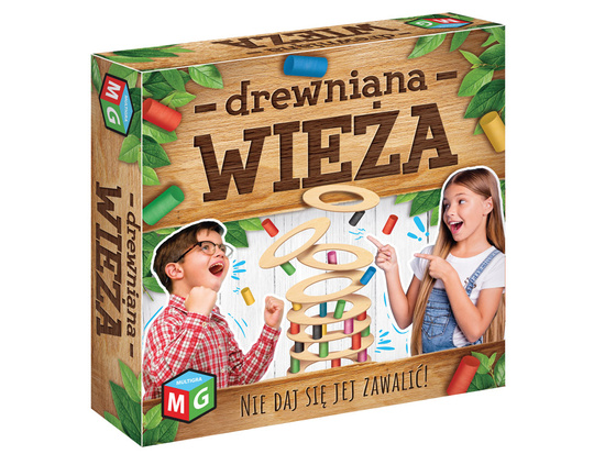 Multigra Gra zręcznościowa DREWNIANA WIEŻA GR0528
