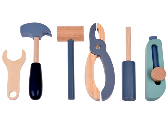 Wooden workshop for a little handyman tools for children ZA5616