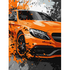 Painting by numbers kit 30X40cm KHO5154 Bright power auto AP0090