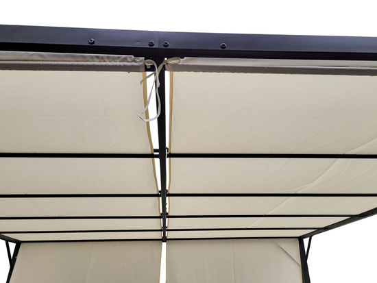 Garden PERGOLA Para Sole ZONA 3x3x2m Waterproof roofing ROLLERS SP0836