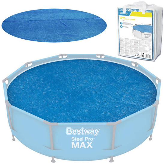 Bestway Pokrywa Folia solarna do basenu305cm 58241