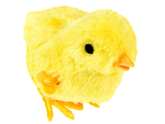 Wind-up yellow CHICKEN - stomping Easter chicken ZA4993