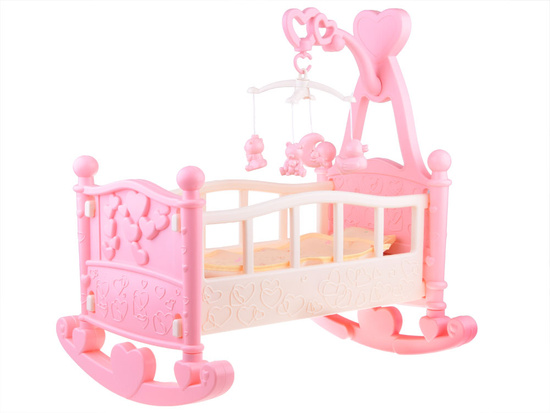 Large bed, doll cradle + carousel ZA4788