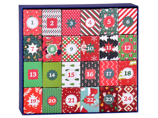 Advent Calendar PUZZLE - 24 Christmas puzzles in a VINTAGE style ZA5885