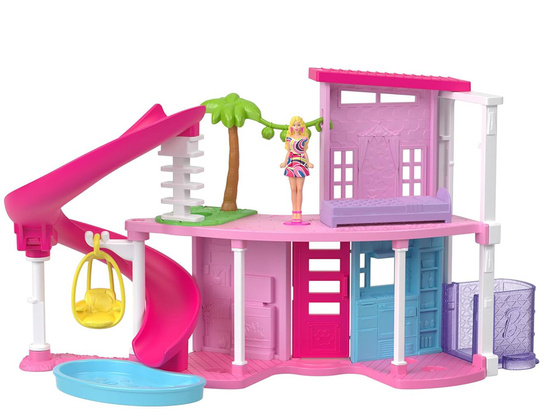 Mattel Mini Barbie Land Dollhouse + Doll and Pet + Accessories ZA6039 C