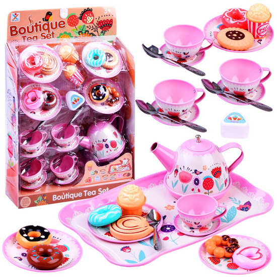 Tea set coffee cups cookies ZA3976