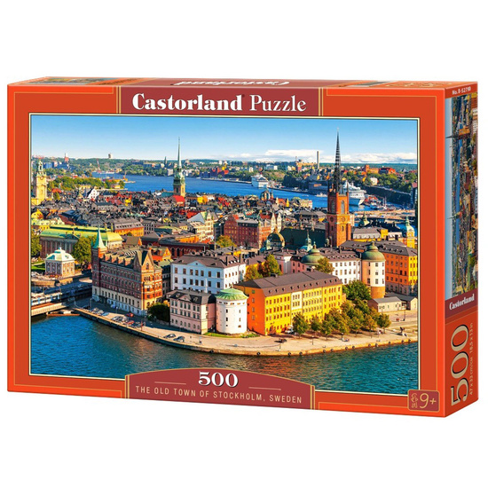 Puzzle 500-elementów The Old Town of Stockholm, Sweden B-52790