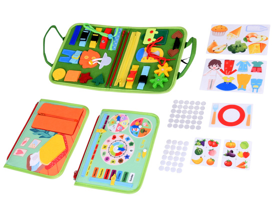 Montessori clock ZA6022 educational manipulative book