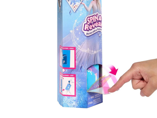Mattel Disney Princess Frozen Spin & Reveal Elsa Doll + Accessories ZA6043