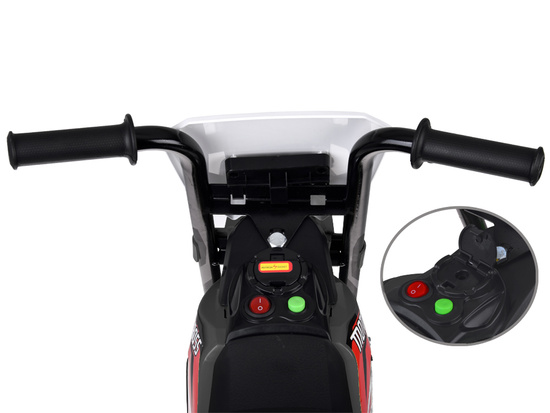 Electric battery-powered tricycle for children + music PA0334