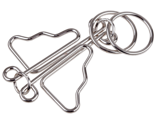 4 curly metal puzzle ZA1132