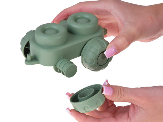 Soft Pastel Rubber Blocks with Adorable Ducklings – 30-Piece Set ZA5671