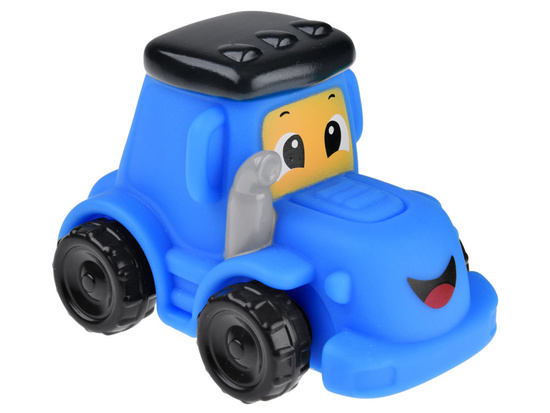 Zestaw miękkie autka budowlane 3szt traktor spychacz wywrotka 18M+ ZA4737B