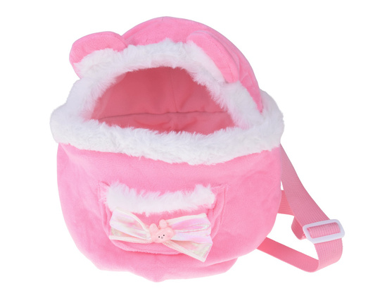 A soft CAT with a heartbeat effect and bendable paws in a ZA5593 backpack