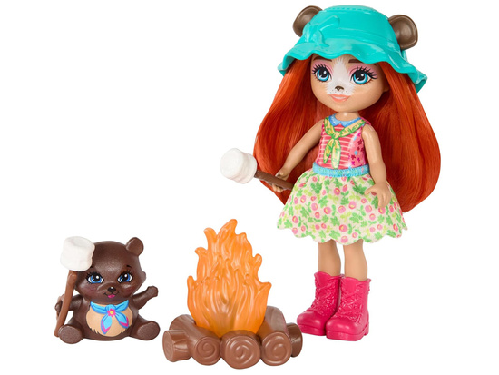 Enchantimals camping trip set bear doll ZA5995