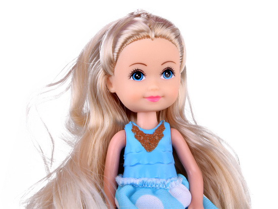 Adorable mini dolls to play with. Doll 12 cm, 6 pcs. ZA4755