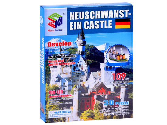 3D puzzle NEUSCHWANST-EIN CASTLE 109-pieces ZA3800