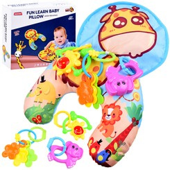 Wałek Poduszka stabilizacyjna ŻYRAFA zabawki grzechotki ZA1666