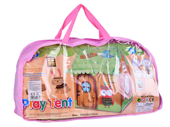 Colorful tent HOUSE for children "Forest Friends" + bag ZA5763