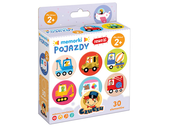 CzuCzu Memorki Pojazdy dla dzieci 2+ 30 elementów  ZA5142