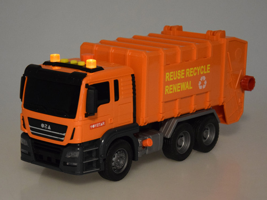 Garbage Truck with Bins and Sound Educational Fun for Children ZA5228