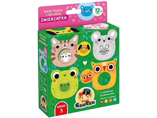 Czuczu My puzzle with a hole 12m+ ANIMALS ZA5660