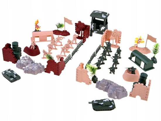 Large military base Toy soldiers set 200 pieces ZA4364