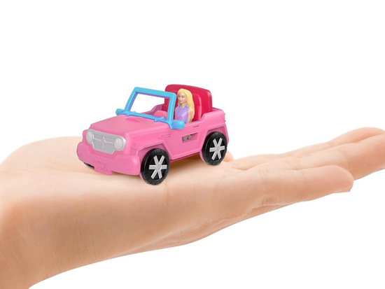 Mattel Mini Barbie Land Camper Doll with Off-Road Vehicle + Tent ZA6038 G