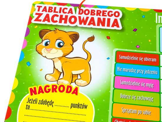 Multigra Tablica dobrego zachowania KS0009