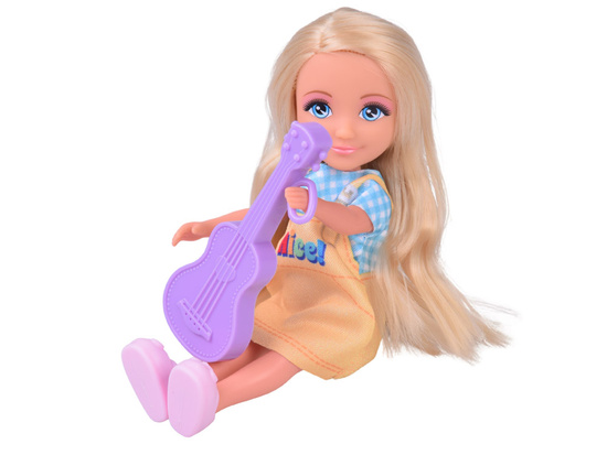 Ankiki Doll with Guitar - a charming little musical doll 14 cm ZA6008
