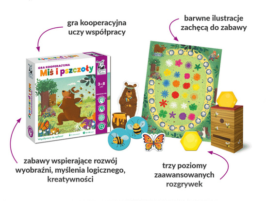 Co-op game Bear and bees 3-8 years GR0537