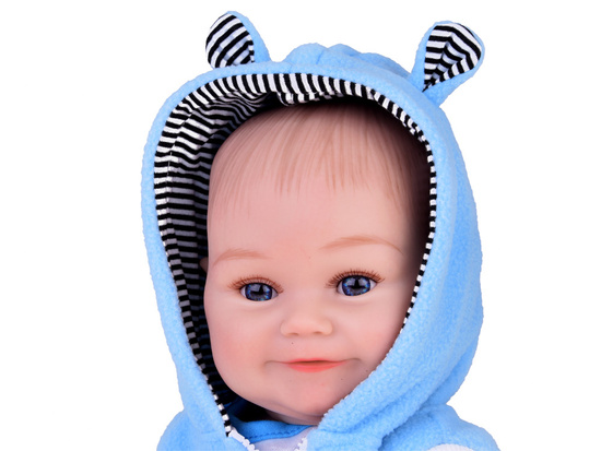 Realistic Doll Boy 50cm Adorable baby babbles and laughs ZA5357