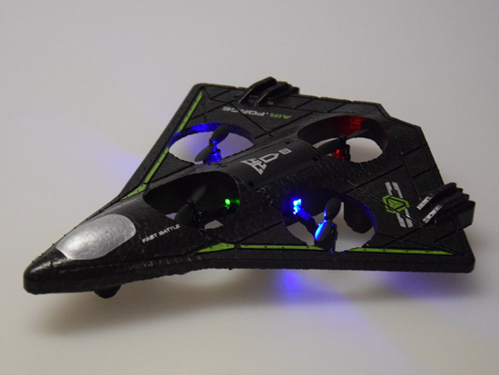Remote Controlled Lightweight Drone with LED Effects and 360° Stunts RC0751
