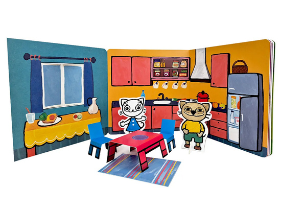 Media Family Kitty Cat's House - the first 3D activity book KS1238