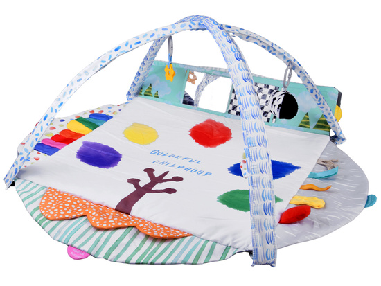 Large Educational Play Mat for Babies with Contrast Cards and Toys ZA5911