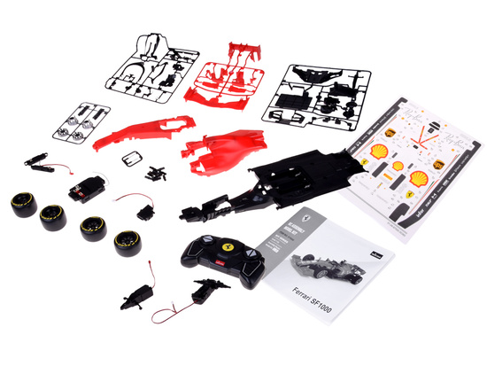 Rastar model do złożenia Ferrari SF1000 1:16 bolid na pilota RC0706